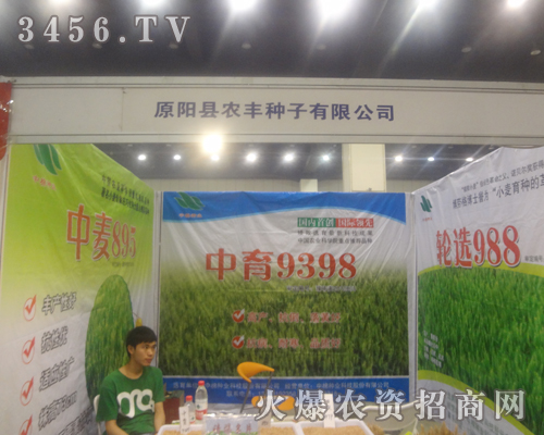 原陽縣農豐種子有限公司在2013河南種子雙交會展示產品
