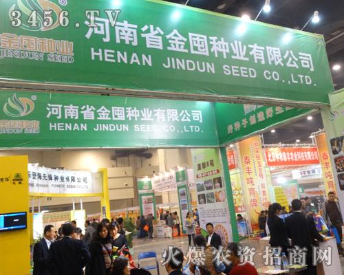 金囤種業(yè)系著農民用戶的需要,來到了2013河南秋季種子會現場